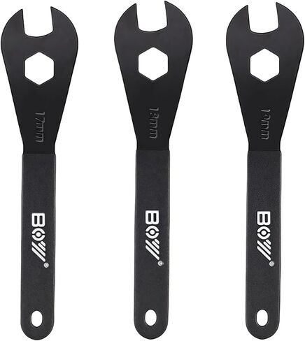 Bicycle Cone Thin Wrench Set for Bicycle Wheel Hubs - Professional Slim Spanner for Tight Hub Cone Nuts & Axle Adjustments on Road & Mountain Bicycle (7PCS Wrench13-14-15-16-17-18-19MM) in Kuwait