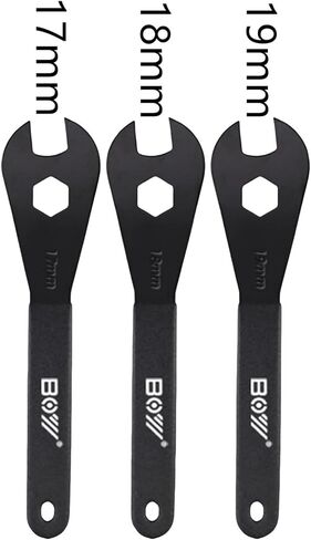 Bicycle Cone Thin Wrench Set for Bicycle Wheel Hubs - Professional Slim Spanner for Tight Hub Cone Nuts & Axle Adjustments on Road & Mountain Bicycle (7PCS Wrench13-14-15-16-17-18-19MM) in Kuwait