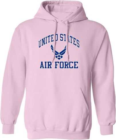 سترة بقلنسوة للبالغين من Zerogravitee Air Force Wings باللون الأزرق/الأبيض in Kuwait
