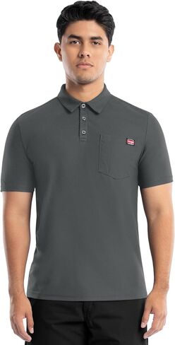 Wrangler Mens Short Sleeve Performance Workwear Polo in Saudi Arabia