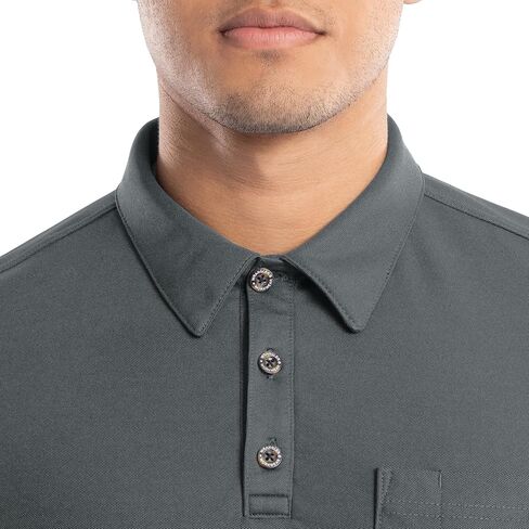 Wrangler Mens Short Sleeve Performance Workwear Polo in Saudi Arabia