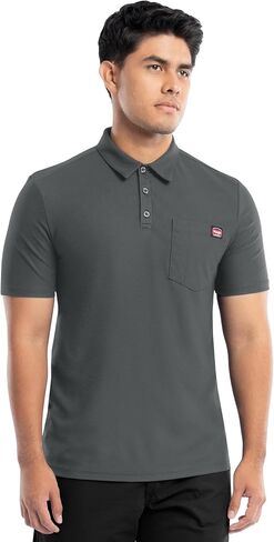Wrangler Mens Short Sleeve Performance Workwear Polo in Saudi Arabia