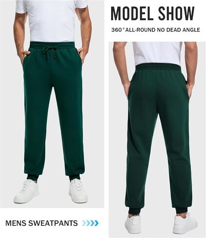 KOMANA Men's Sherpa Cotton Sweatpants Fleece Warm Winter Pants for Men in Saudi Arabia
