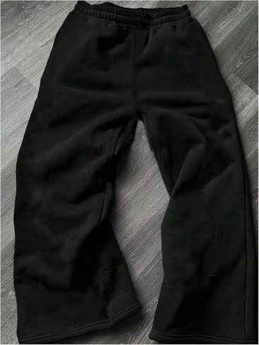 GORGLITTER Men's Baggy Sweatpants Drawstring Wide Leg Sweat Pants with Pockets in Saudi Arabia