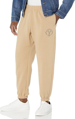 True Religion Men's Relaxed Buddha Face Jogger in Saudi Arabia