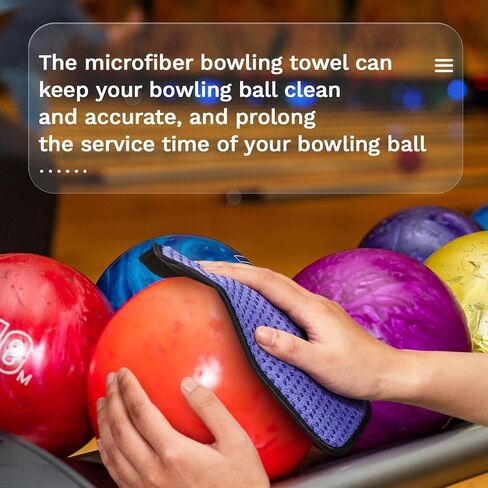 Aoriher 3 Pieces Bowling Ball Towel Shammy Pad Rag Bowling Ball Microfiber Towel Easy Wipe Off Grip for Cleaning from Dirt Oil Accessories (Stylish,7.8 x 7.8 Inch,Black, White) in Saudi Arabia