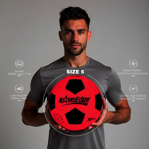 Glow in The Dark Sports Ball | USB-C Rechargeable LED Light-Up for Night, Regular Play by Day | Choose Football, Basketball or Soccer Ball | for Kids, Teens & Adults in Saudi Arabia