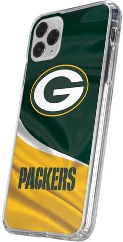 Skinit Clear Phone Case Compatible with iPhone 11 Pro - Officially Licensed NFL Green Bay Packers Design in Saudi Arabia