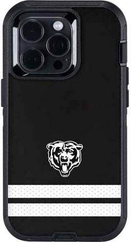 غلاف هاتف Skinit متوافق مع OtterBox Defender iPhone 13 Pro - تصميم مرخص رسميًا من NFL Chicago Bears Shutout in Saudi Arabia