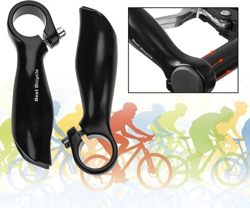 Accessory Aluminum Alloy Handlebar Ends, with Anticorrosion Finish for Better Control and Comfortable Cycling in Saudi Arabia