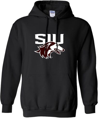 CreateMyTee | SIU Southern Illinois Two Color Hooded Sweatshirt in Saudi Arabia