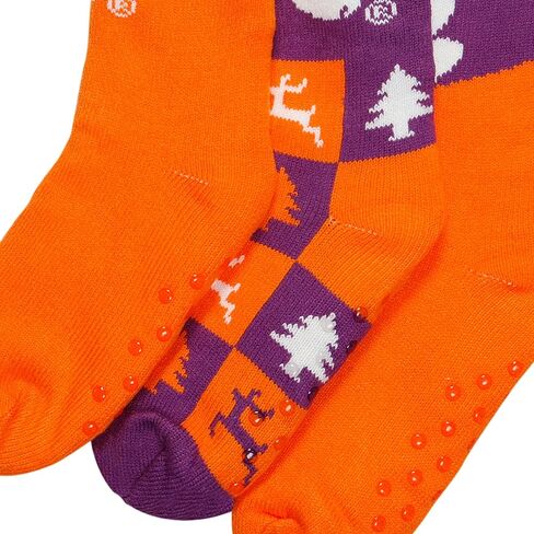 FOCO Clemson Tigers NCAA Womens Fan Footy 3 Pack Slipper Socks in Saudi Arabia
