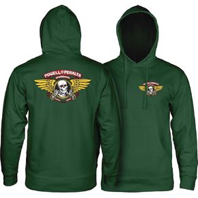 Powell Peralta Winged Ripper Hoody Sweatshirt, Alpine Green, Medium in Saudi Arabia