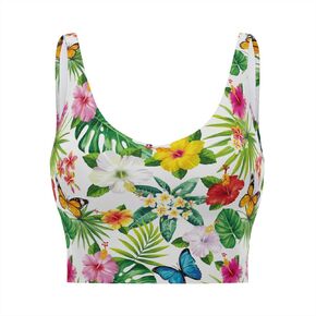 حمالات صدر رياضية للنساء برقبة واسعة وملابس للتمرين مع وسادات مدمجة للتمرين والجري واليوجا in Kuwait