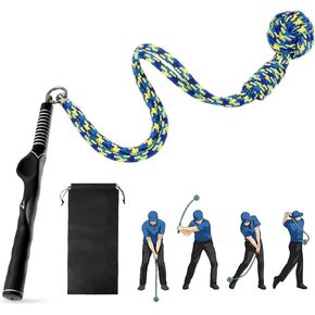 Golf Rope Swing Trainer, Professional Golf Training Aid and Posture Corrector, Improve Tempo Accuracy Practice Equipment for Beginners and Experienced Golfers in Saudi Arabia