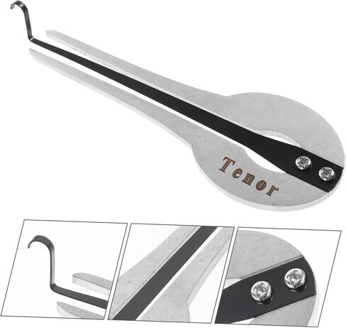 Yardwe Odor String Piano Jaw Harp Portable Metal Mouth Harp Musical Instrument for Beginners Ethnic Sound Silver 4.88X1.57 Inch in Saudi Arabia