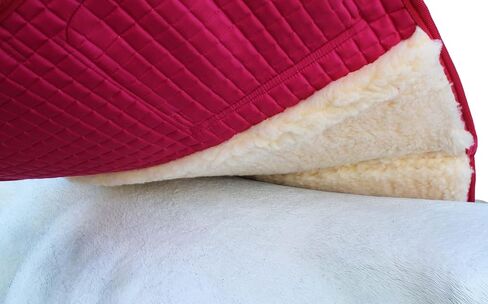 CHALLENGER Horse English Quilted All-Purpose Saddle Pad Hot Pink w/Pockets 72123 in Saudi Arabia