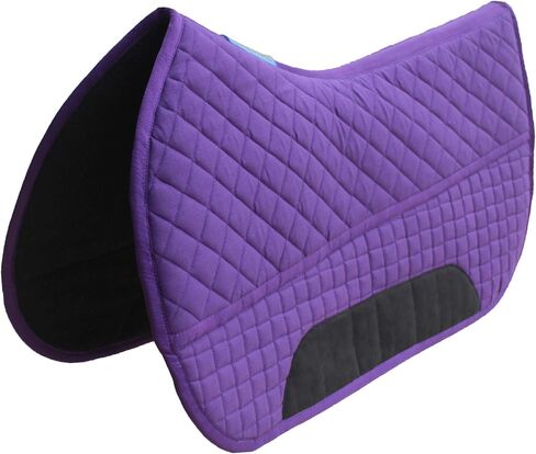 CHALLENGER Horse Saddle PAD Horse 26" x 16" Contoured Fleece Lined Quilted Western 39TS10PR in Saudi Arabia