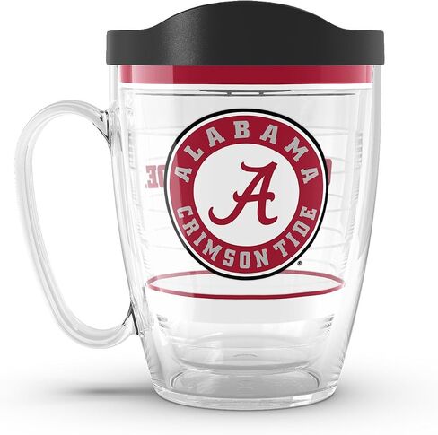 Tervis Made in USA Double Walled University of Alabama Crimson Tide Insulated Tumbler Cup Keeps Drinks Cold & Hot, 16oz Mug, Tradition in Saudi Arabia