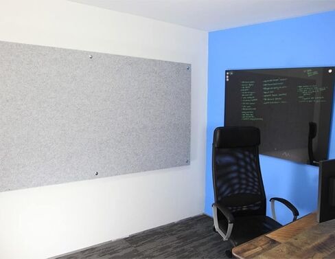 VERSARE Wall-Mounted SoundSorb Acoustic Standoff Panels 5-Pack | Soundproof Noise Pads | Acoustics for Home Studios, Theaters or Schools | Sound Absorbing Material | 4' x 8' Blue Panels in Saudi Arabia