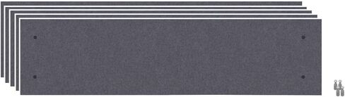 VERSARE Wall-Mounted SoundSorb Acoustic Standoff Panels 5-Pack | Soundproof Noise Pads | Acoustics for Home Studios, Theaters or Schools | Sound Absorbing Material | 4' x 8' Blue Panels in Saudi Arabia