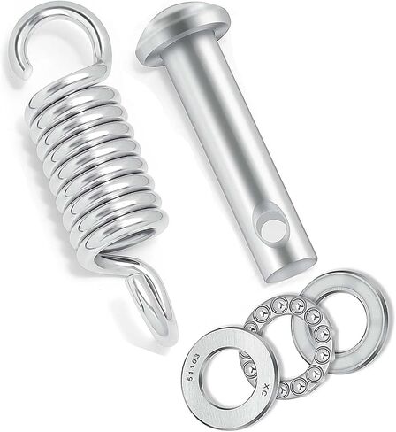 Porch Swing Hammock Chair Springs,Heavy Duty Porch Hanging Hammock Chair Egg Chair Swing Hanging Hardware Kit Spring Pin Plug Replacement in Kuwait