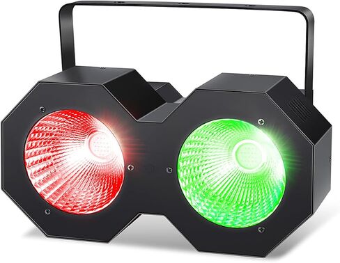 أضواء COB Par، أضواء المسرح Blinder، 100W RGBW LED COB Par Light، DMX/Master-Slave DJ يمكن أن تضيء الإضاءة العلوية، إضاءة المسرح Blinder & Strobe لعرض مسرح حفلات الزفاف في الكنيسة in Kuwait