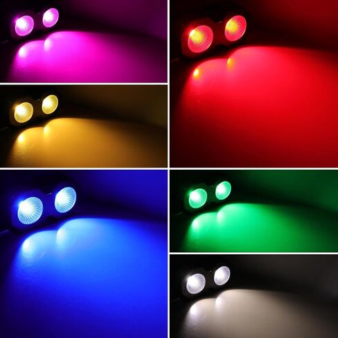 أضواء COB Par، أضواء المسرح Blinder، 100W RGBW LED COB Par Light، DMX/Master-Slave DJ يمكن أن تضيء الإضاءة العلوية، إضاءة المسرح Blinder & Strobe لعرض مسرح حفلات الزفاف في الكنيسة in Kuwait