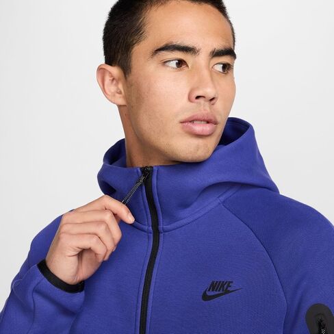 Nike Tech Men's Full-Zip Windrunner Hoodie (HV0949-539, Deep Night/Black) in Saudi Arabia