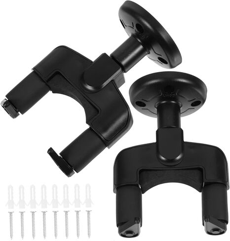 BESPORTBLE 2 Sets Guitar Hanger Wall Mount Bracket for Violin Ukulele Erhu Durable and Easy to Install Instrument Display Rack Space Saving Design for Home Decor in Saudi Arabia