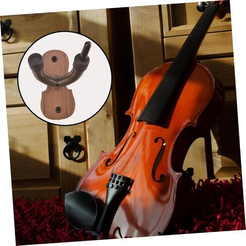 BESPORTBLE Music Instrument Violin Hanger Wall-Mounted Stand Scratch Resistant Simple Installation in Saudi Arabia