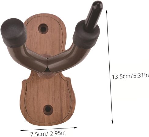 BESPORTBLE Music Instrument Violin Hanger Wall-Mounted Stand Scratch Resistant Simple Installation in Saudi Arabia