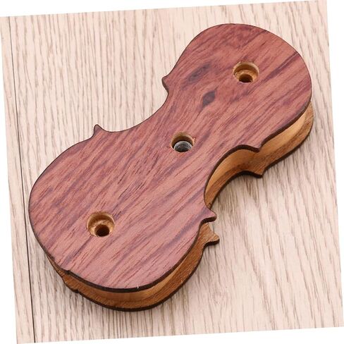 Vaguelly Violin for Home Studio Durable Red Wood Easy Installation Violin Display Protective Padding for Secure Support Decor in Saudi Arabia