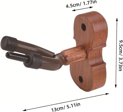 Wall-Mounted Violin Hanger Hook Compact Music Instrument Storage for Home Studio Space-Saving Design for Violins and Violas in Kuwait