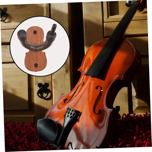 Wall-Mounted Violin Hanger Hook Compact Music Instrument Storage for Home Studio Space-Saving Design for Violins and Violas in Kuwait
