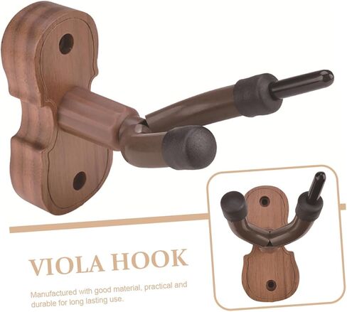 Wall-Mounted Violin Hanger Hook Compact Music Instrument Storage for Home Studio Space-Saving Design for Violins and Violas in Saudi Arabia