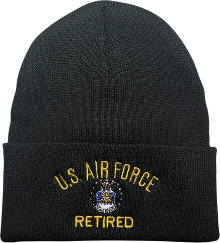 Don't Thread On Me D.T.O.M. US Air Force Retired Embroidered Cuff Beanie in Saudi Arabia