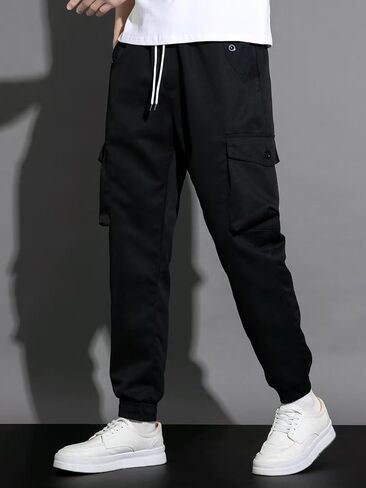 Men Hiking Cargo Pants Water-Resistant Quick Dry Travel Camping Work Pants Pockets in Saudi Arabia