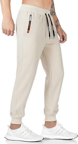 Men's 3 Pack Fleece - Lined Jogger Sweatpants - Warm Thermal Athletic Workout Pants with Zipper Pocket & Drawstring in Saudi Arabia