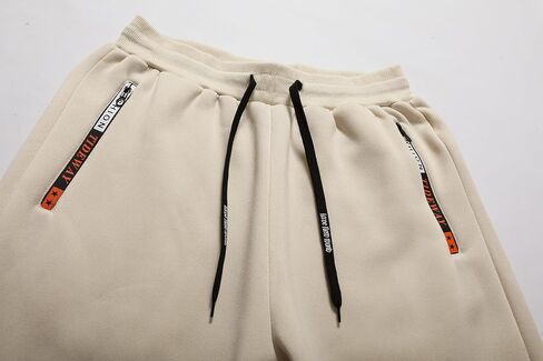 Men's 3 Pack Fleece - Lined Jogger Sweatpants - Warm Thermal Athletic Workout Pants with Zipper Pocket & Drawstring in Saudi Arabia