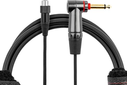 by Gator Cases Headliner Series 3-Foot Right Angle 1/4" with Quiet Switch to TA4F Instrument Cable for Wireless Bodypack Transmitter, (GCWH-TA4F-3RAQT) in Saudi Arabia
