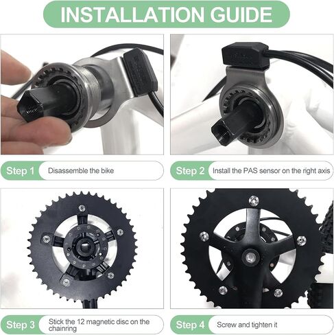 PAS Sensor Assistant Pedal for Bafang Hub Motor 12 Magnets Assistant Sensor Speed Sensor Electric Bicycle Pedal Sensor Bicycle Assistance Sensor Electric Bicycle Accessories in Saudi Arabia