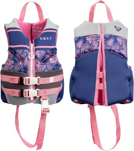 ROXY Life Vest for Youth/Kid/Infant, USCG and Transport Canada Approved PFD, Evoprene CGA Life Jacket for Boating Kayaking Pool Swimming Water Sports in Saudi Arabia