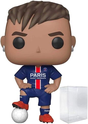POP! Sports Soccer Paris Saint Germain's, Neymar JR #20 Action Figure (Bundled with Pop Box Protector to Protect Display Box) in Saudi Arabia