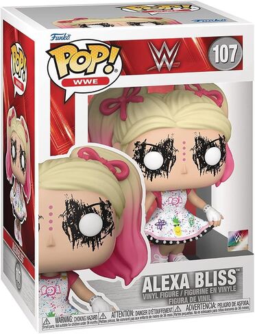 POP WWE: Alexa Bliss Funko Vinyl Figure (Bundled with Compatible Box Protector Case), Multicolor, 3.75 inches in Saudi Arabia