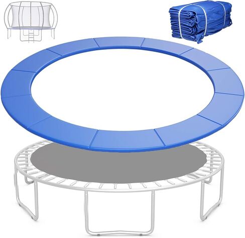 Trampoline Spring Cover, 14 FT Trampoline Pad Replacement, Waterproof & UV-Resistant Safety Pad with Durable Foam Padding for Outdoor Use in Saudi Arabia