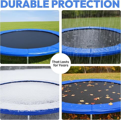 Trampoline Spring Cover, 14 FT Trampoline Pad Replacement, Waterproof & UV-Resistant Safety Pad with Durable Foam Padding for Outdoor Use in Saudi Arabia