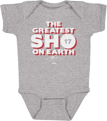 بدلة قطعة واحدة للرضع من 500 مستوى من Shohei Ohtani (من 3 أشهر إلى 24 شهرًا) - Shohei Ohtani Los Angeles D The Greatest Sho WHT in Saudi Arabia