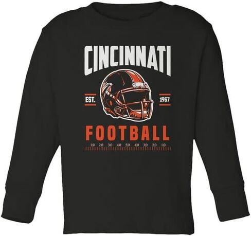 تي شيرت City Tee Apparel لمشجعي كرة القدم بأكمام طويلة للأطفال الصغار in Kuwait