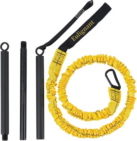 Swing Trainer for Golf/Baseball/Tennis Improvement, Resistance Cord (25&80lbs) with Weighted Workout Bar, Rotational Movements Exercise in Core Training in Saudi Arabia
